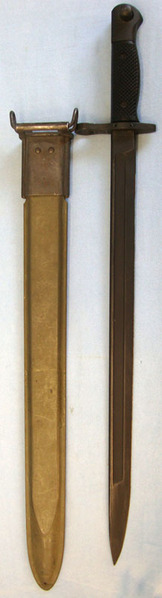 U.S. Model 1917 Service Isuue Bayonet & Scabbard For Shotguns Bayonet
