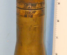 INERT DEACTIVATED, WW2 U.S. 1942 37mm Base Fused M16 Tank / Anti Tank HE Round INERT DEACTIVATED, WW2 U.S. 1942 37mm Base Fused M16 Tank / Anti Tank HE Round Antique & Militaria