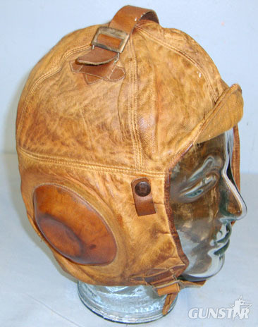 U.S. Air Service Western Electric Type 1-A Flying 1917 Patt U.S. Air Service Type 1-A Pilot’s Western Electric Leather Flying Helm Clothing in 