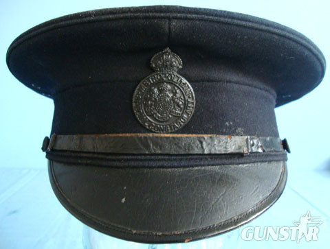 WW1 Metropolitan Special Constabulary Police Cap With Cap Badge to J. Compton Al Clothing in 