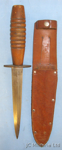 WW2 Wood Hilt Fairbairn- Sykes, FS Far East Commando Fighting Knife Knive in 
