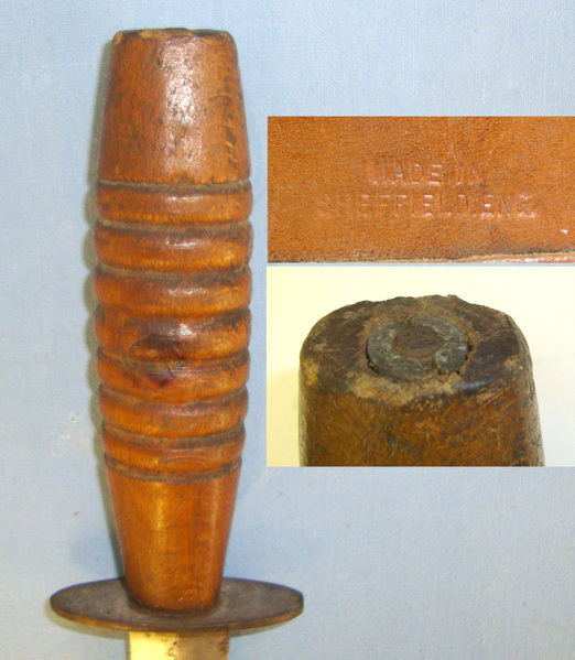 WW2 Wood Hilt Fairbairn- Sykes, FS Far East Commando Fighting Knife Knive