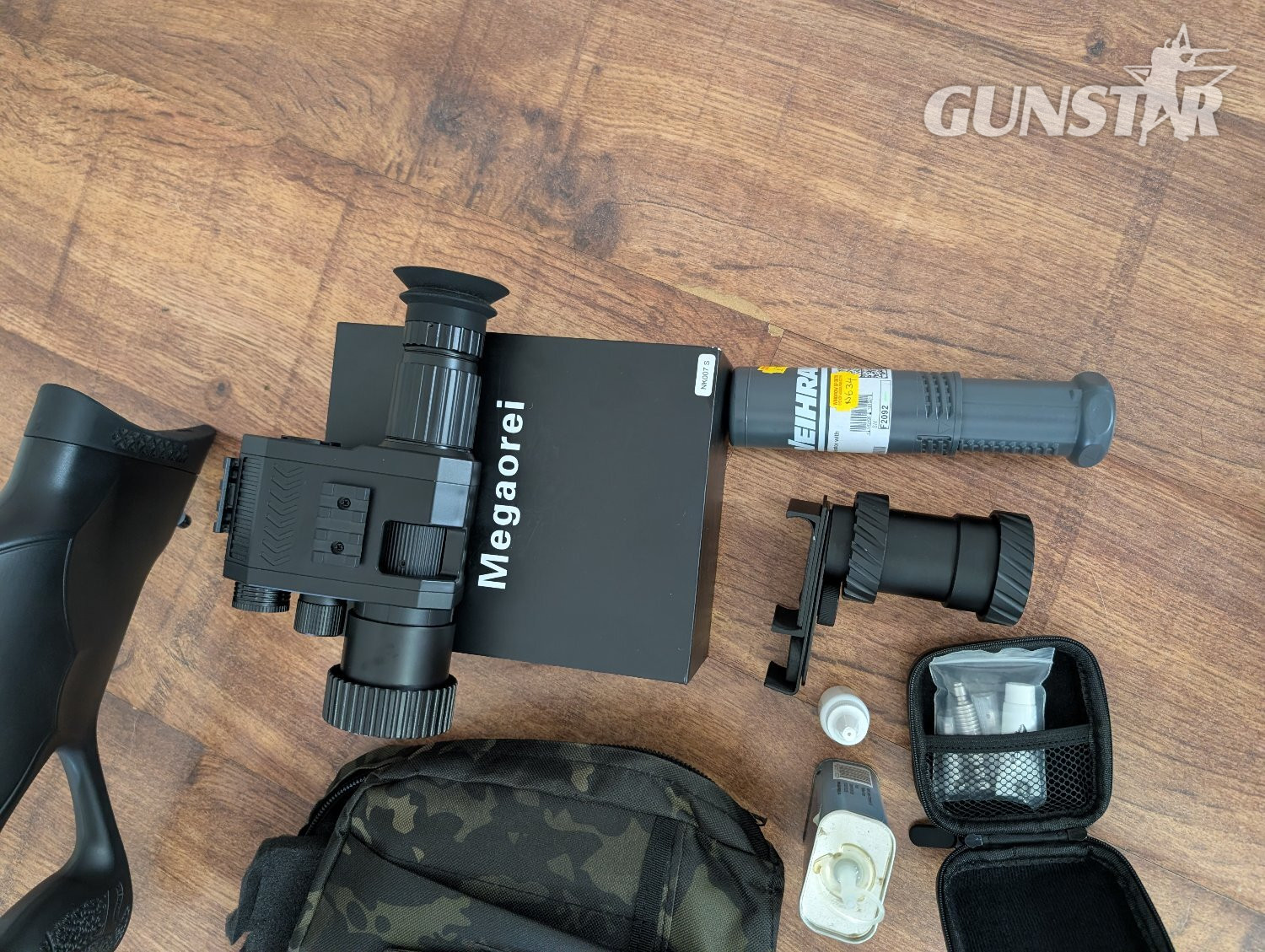 Walther Rm8 full set up it's sub 12 using a weirache silencer, discovery scope bi pod night vishion,7 tubs of pellets  plus the pump to fill it up shoots amazing  .177 - {CATEGORY} in 