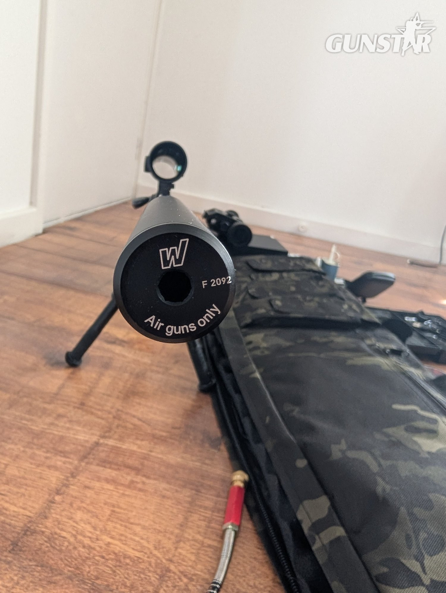 {CATEGORY} - Walther Rm8 full set up it's sub 12 using a weirache silencer, discovery scope bi pod night vishion,7 tubs of pellets  plus the pump to fill it up shoots amazing  .177 in 