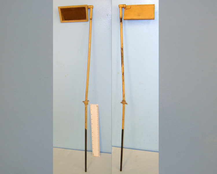 WW1 Era British Officers Private Purchase Extendable Folding Trench Periscope Mirror With Canvas & Leather Trimmed Pouch W Other Accessory