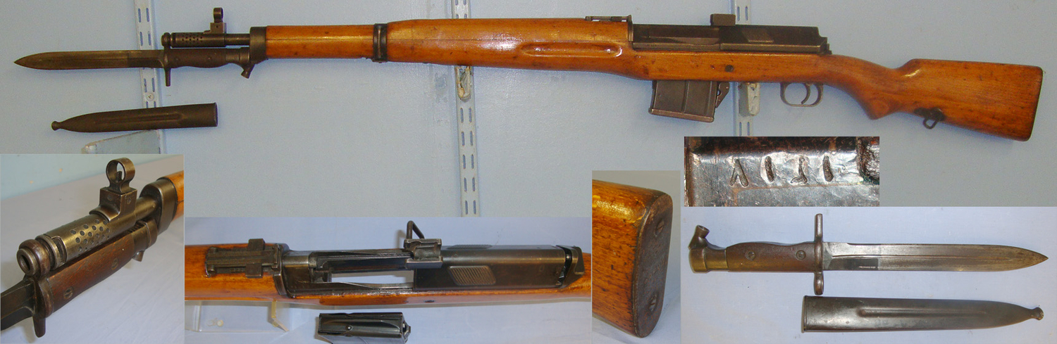  Hakim Rifle & Bayonet With Scabbard**EARLY UK 1994 DEACTIVATION CERTIFICATED** Sn 11505 Semi-Auto None Rifle