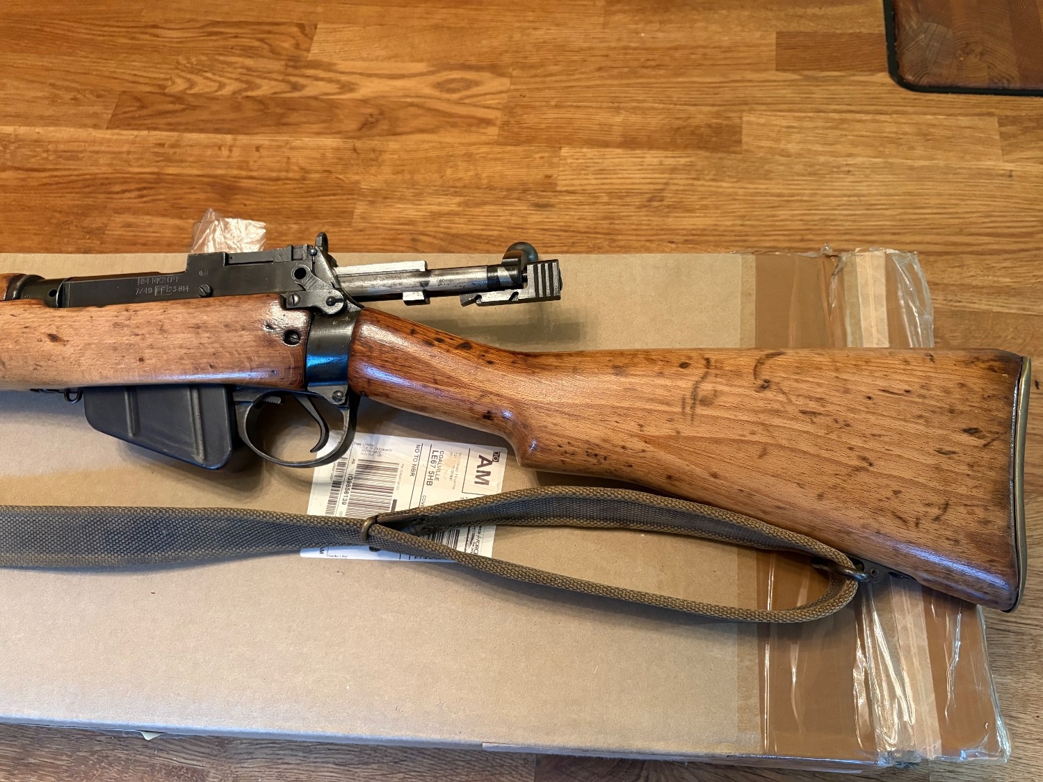 Enfield Lee Enfield Bolt Action .303 Rifle - {CATEGORY} in 