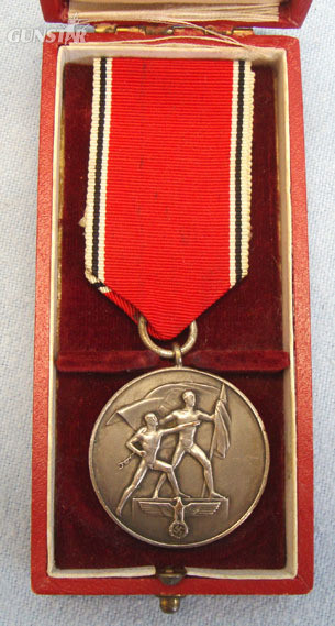 Nazi Austrain Anschus Medal and Ribbon.  Nazi Austrain Anschus Medal and Ribbon.  Other Accessory in 