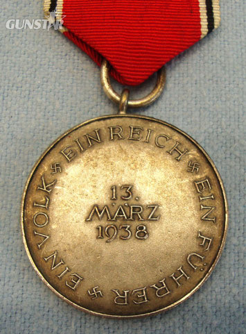  Nazi Austrain Anschus Medal and Ribbon.  Nazi Austrain Anschus Medal and Ribbon.  Other Accessory