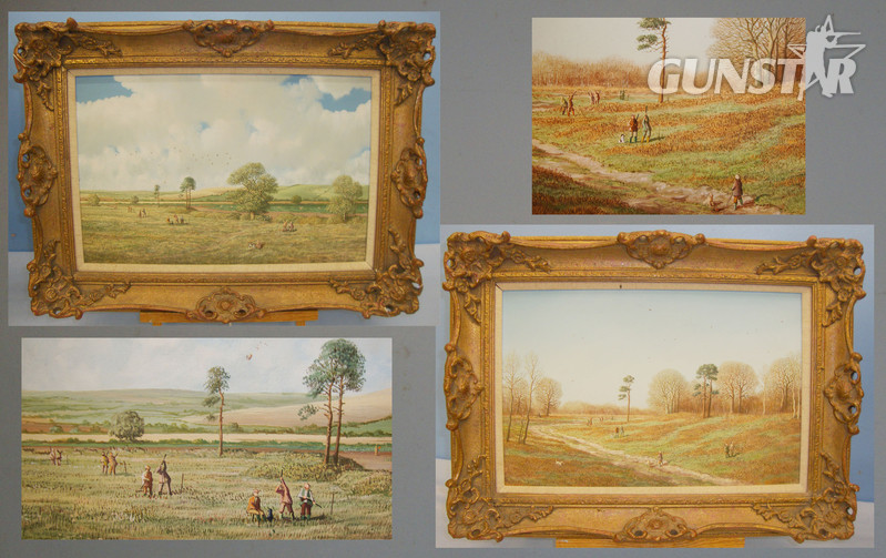 Two Ornate Gilt Framed Oil Paintings by Revered Artist Nicholas Mace –‘Pheasants in the Wood & Covey from the Kale’. 20321:1. Two Ornate Gilt Framed Oil Paintings by Revered Artist Nicholas Mace –‘Pheasants in the Wood & Covey from the Kale’. 20321:1. Other Accessory