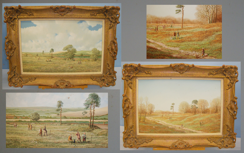 Two Ornate Gilt Framed Oil Paintings by Revered Artist Nicholas Mace –‘Pheasants in the Wood & Covey from the Kale’. 20321:1. Two Ornate Gilt Framed Oil Paintings by Revered Artist Nicholas Mace –‘Pheasants in the Wood & Covey from the Kale’. 20321:1. Other Accessory