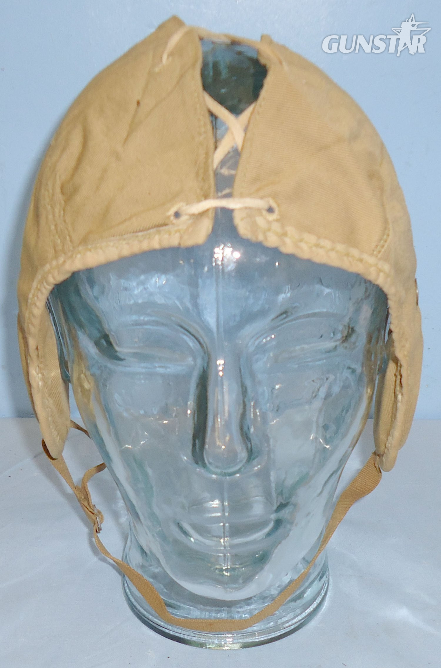 U.S. WWII Navy Lace up Canvas Skull Cap Ear Receivers for the Portable Miniature RBZ Receiver. HE 851. U.S. WWII Navy Lace up Canvas Skull Cap Ear Receivers for the Portable Miniature RBZ Receiver. HE 851.  Antique & Militaria in 