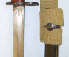 No 7 MK 1 L , Bayonet For No 4 SMLE Rifles & MK V Sten Sub Machine Guns With Swi Bayonet