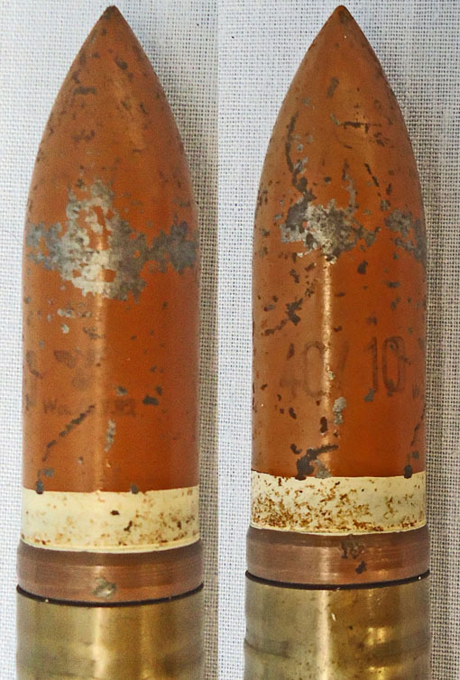  Steyr Solothurn INERT DEACTIVATED. Swedish, German Produced, 1935 Dated, 20mm, Armour Piercing/Trace (AP/T) (20x138B) Round For The 20mm Pvkan m/39 (Solothurn S18-1000) and Lvakan m/39 (Rheinmetall) Anti-Tank Rifles. - O 2005  Other Ammunition