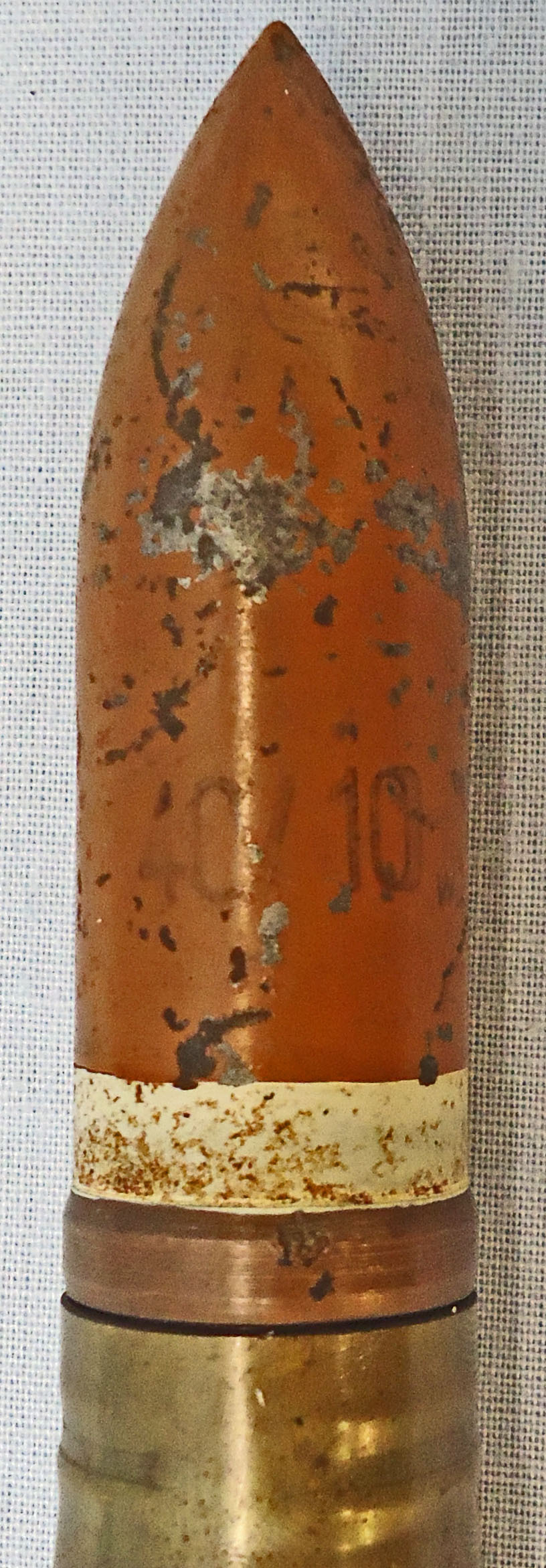 Steyr Solothurn INERT DEACTIVATED. Swedish, German Produced, 1935 Dated, 20mm, Armour Piercing/Trace (AP/T) (20x138B) Round For The 20mm Pvkan m/39 (Solothurn S18-1000) and Lvakan m/39 (Rheinmetall) Anti-Tank Rifles. - O 2005  Other Ammunition - {CATEGORY}