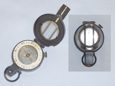 Military Issue MK1 Mils Prismatic Marching WFS Compass. MISC 885. Military Issue MK1 Mils Prismatic Marching WFS Compass. MISC 885. Antique & Militaria