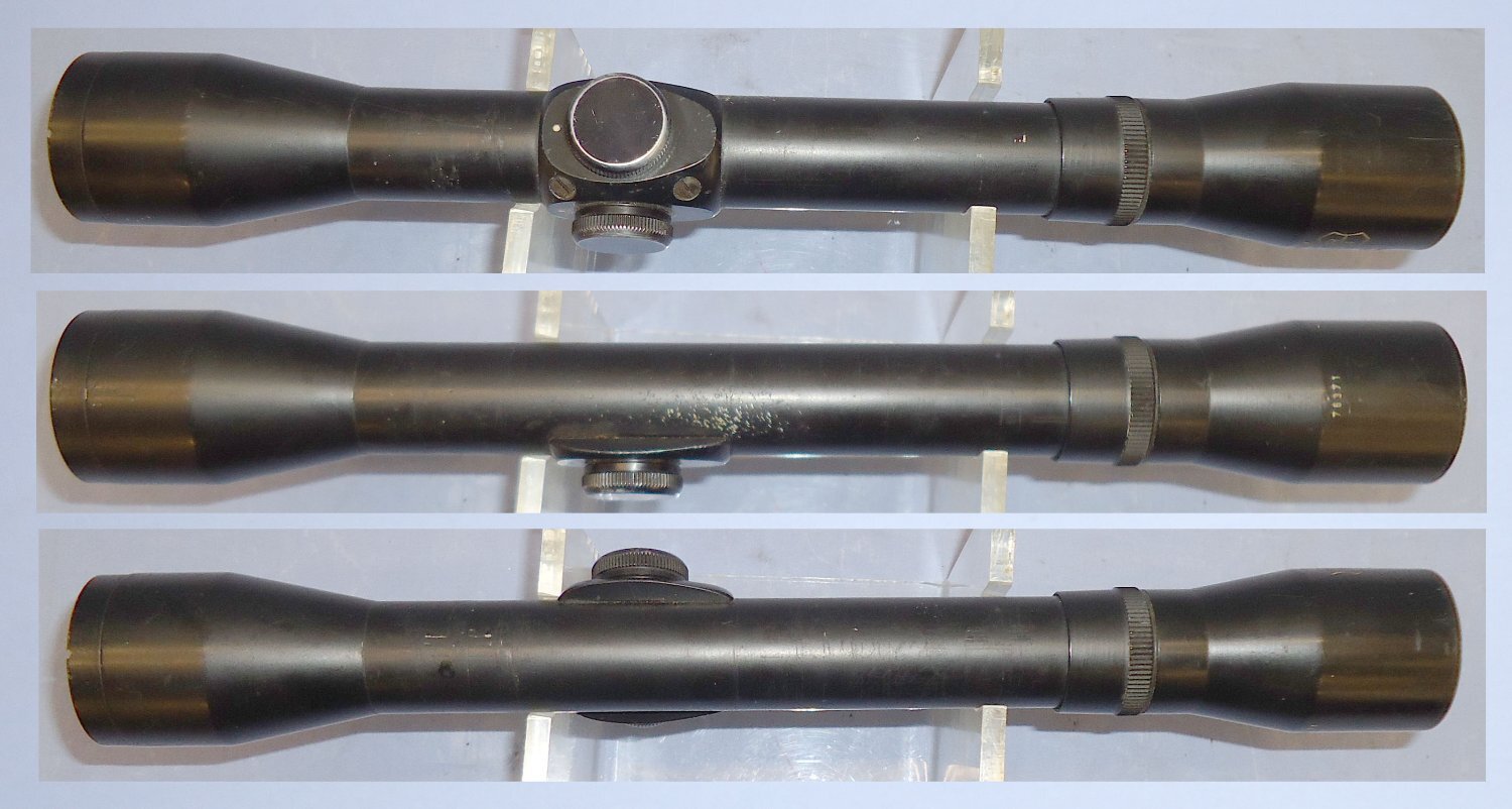 German Made Vintage Pecar Berlin 4 x 81 Light Rifle Scope. OPT 835. German Made Vintage Pecar Berlin 4 x 81 Light Rifle Scope. OPT 835.  Sight & Optic