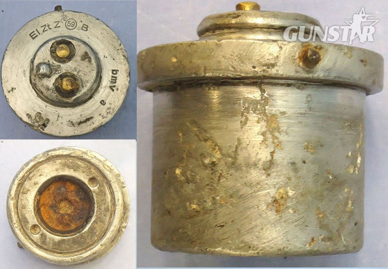 INERT DEACTIVATED, WW2, 1941 Dated, German No 59B Bomb Fuze. - O 2147 INERT DEACTIVATED, WW2, 1941 Dated, German No 59B Bomb Fuze. - O 2147  Other Ammunition