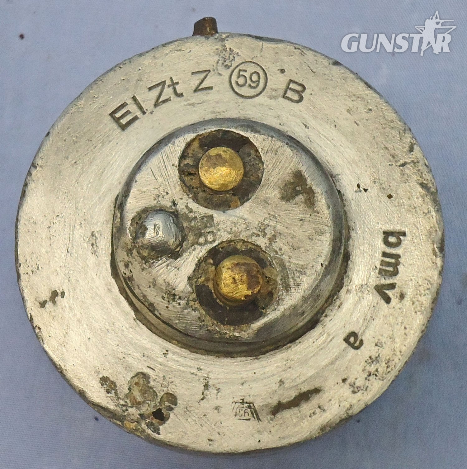 INERT DEACTIVATED, WW2, 1941 Dated, German No 59B Bomb Fuze. - O 2147 INERT DEACTIVATED, WW2, 1941 Dated, German No 59B Bomb Fuze. - O 2147  Other Ammunition - {CATEGORY} in 