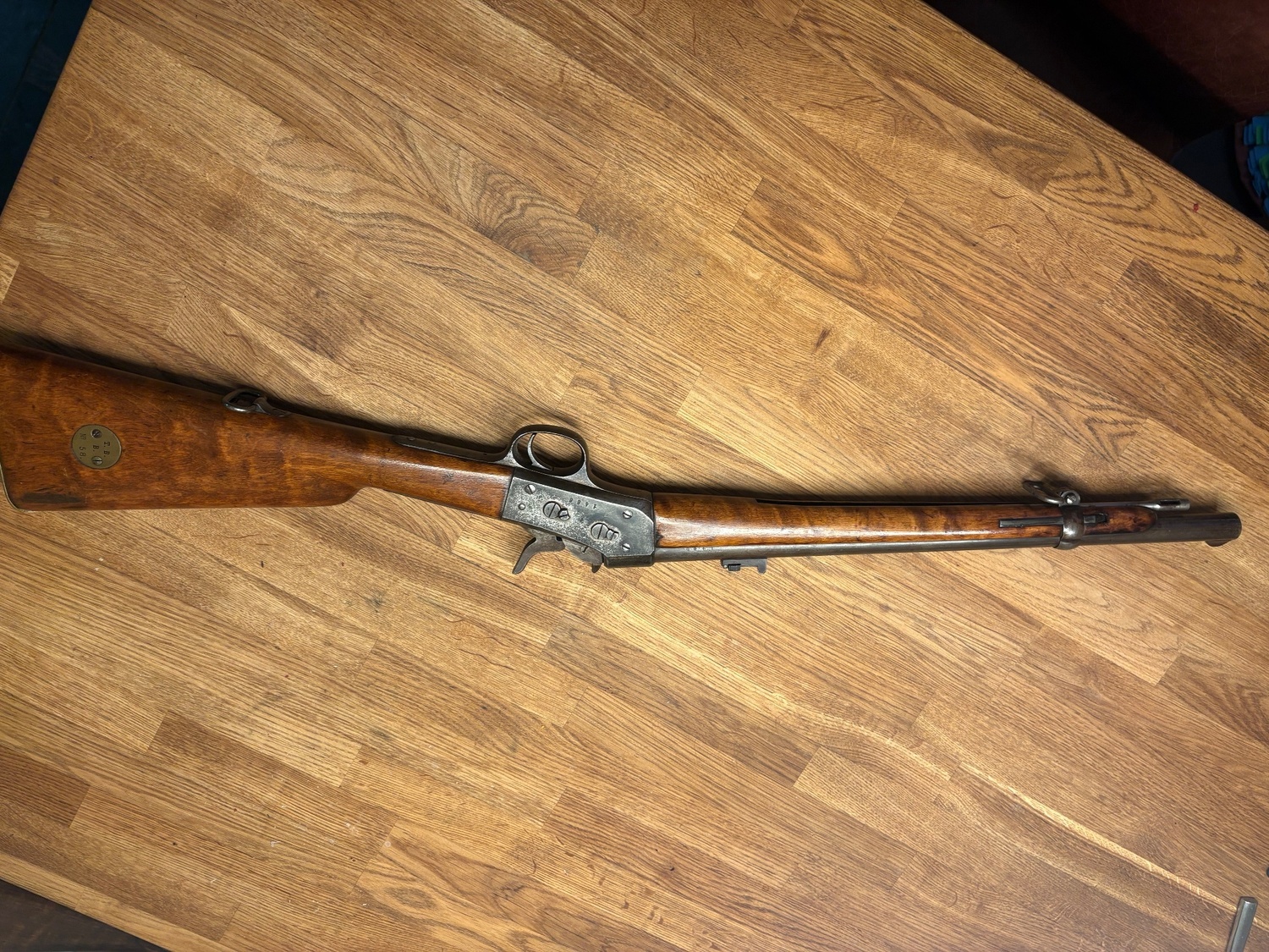  Husqvarna Swedish rolling block Single Shot 12.17x42mmR (.50 Swedish Remington) Rifle