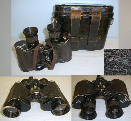 eug (Optische Praezisionswerke GmbH, Warsaw, Occupied Poland) German Army Scouts Kalte Fett Winter/ Russian Front Dienstglas (Service Glass) 6 Sight & Optic