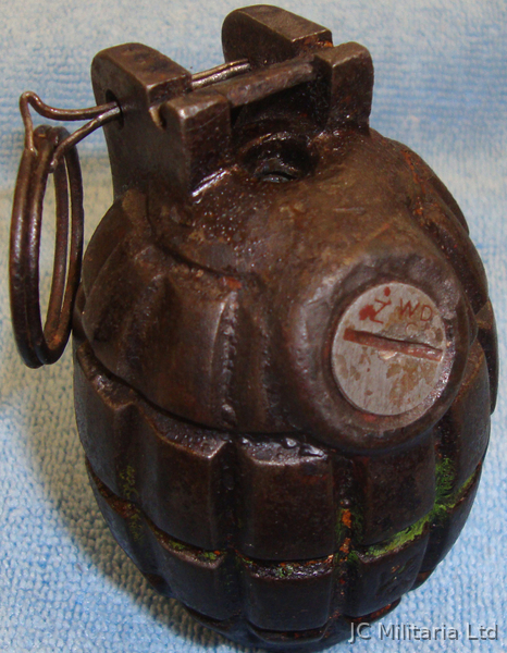 **INERT** DEACTIVATED** WW2 British & Canadian 1943 Dated Mills No.36M MK1, Hand **INERT** DEACTIVATED** WW2 British & Canadian 1943 Dated Mills No.36M MK1, Hand Antique & Militaria in 