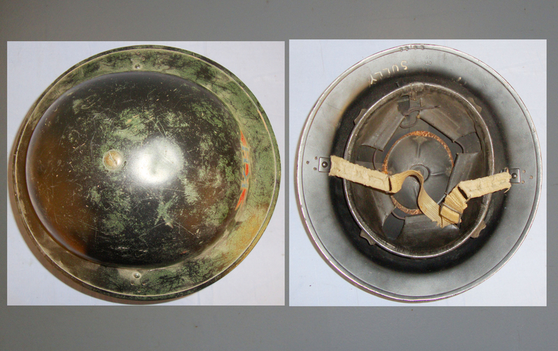 WWII Factory Watchers Helmet.  Sn 2728. WWII Factory Watchers Helmet.  Sn 2728. Clothing