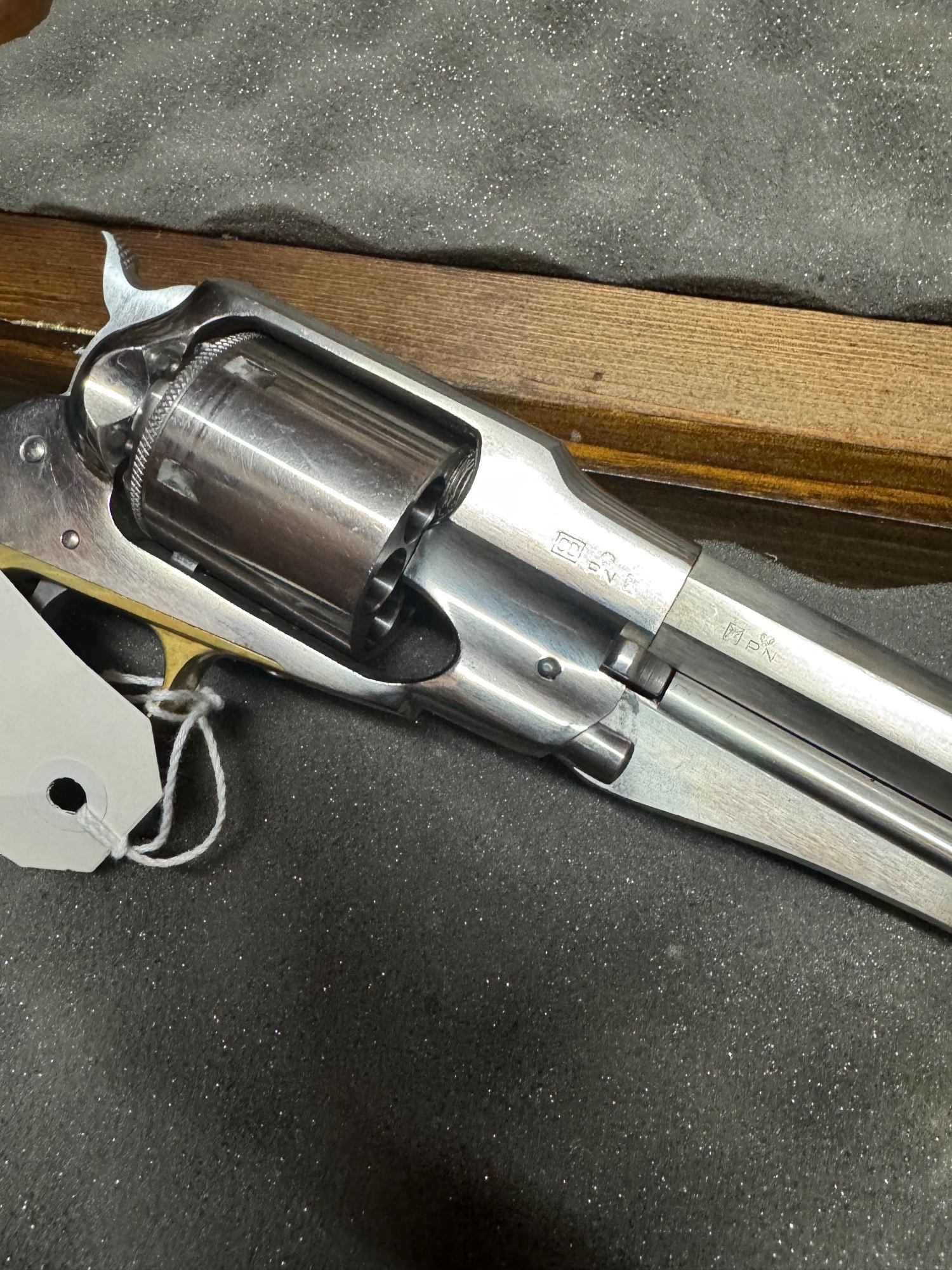 Uberti .44 Black powder stainless revolver, cased.  Nitro available. Uberti .44 Revolver - {CATEGORY} in 