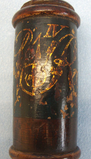  William IV Tip Staff/Truncheon Made from Yew.   Other Accessory