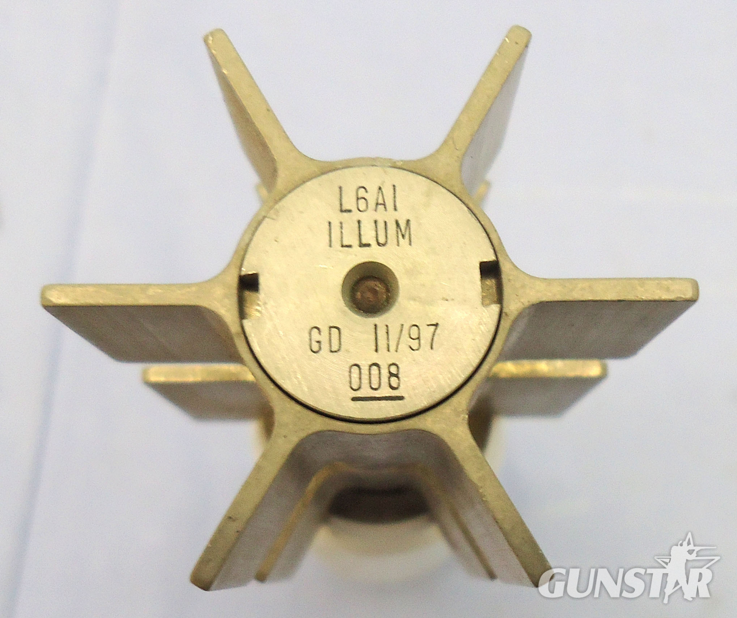 INERT DEACTIVATED. British 51mm L16A1 Illuminating Mortar For The L9A1 Mortar. - O 2029 INERT DEACTIVATED. British 51mm L16A1 Illuminating Mortar For The L9A1 Mortar. - O 2029  Other Ammunition