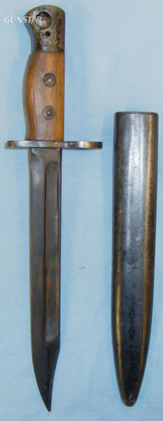  Wartime Issue* No5 Bayonet and Scabbard. 20444:9. Bayonet