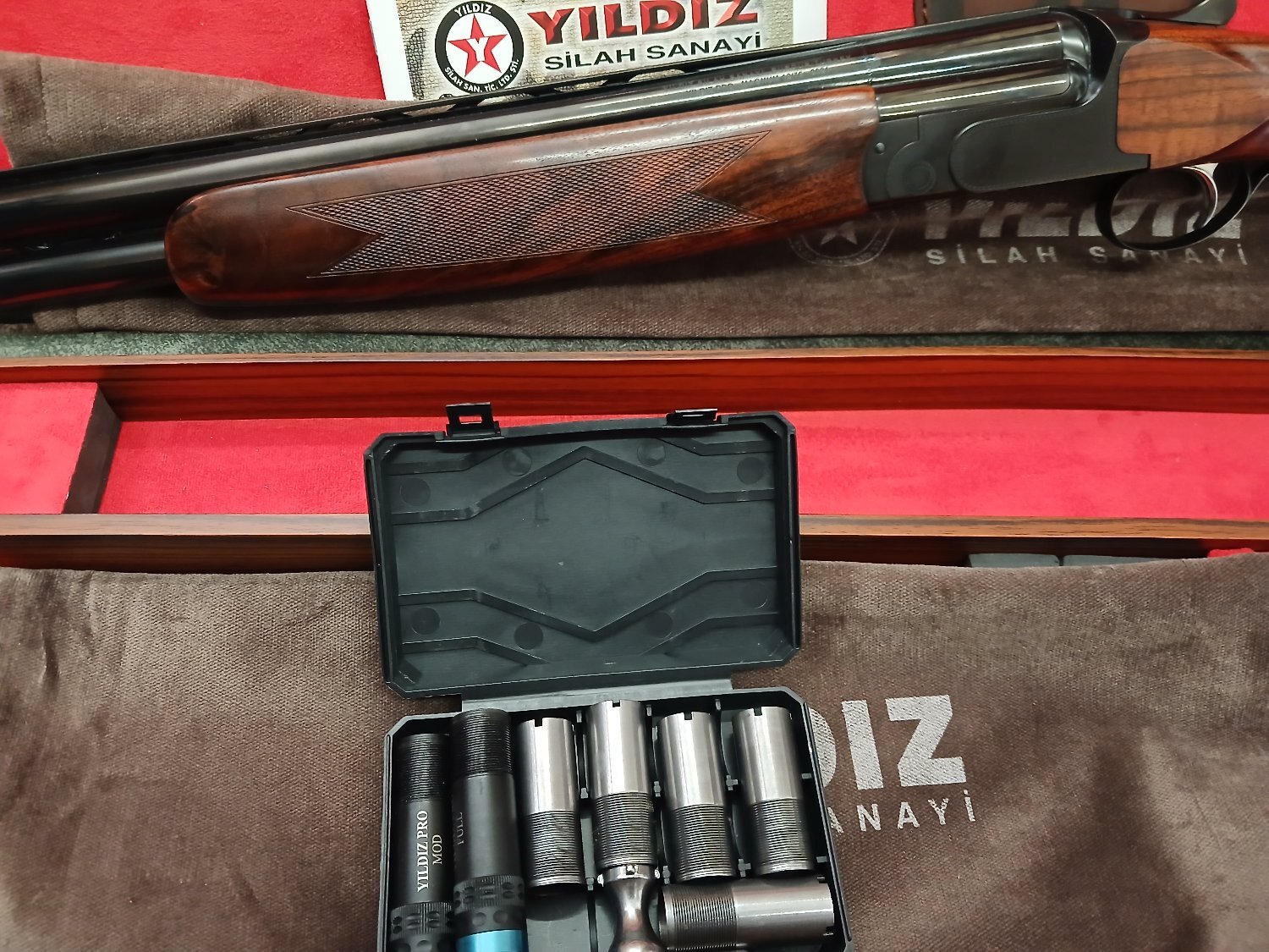 {CATEGORY} - Yildiz Pro black  sporter  Over and Under 12 Bore/gauge in 