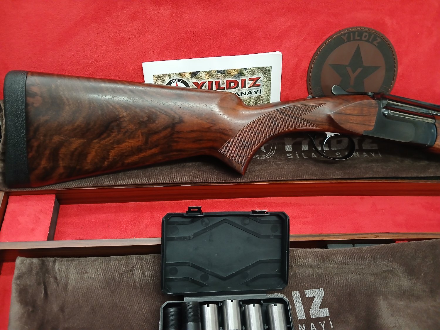 Yildiz Pro black  sporter  Over and Under 12 Bore/gauge - {CATEGORY} in 