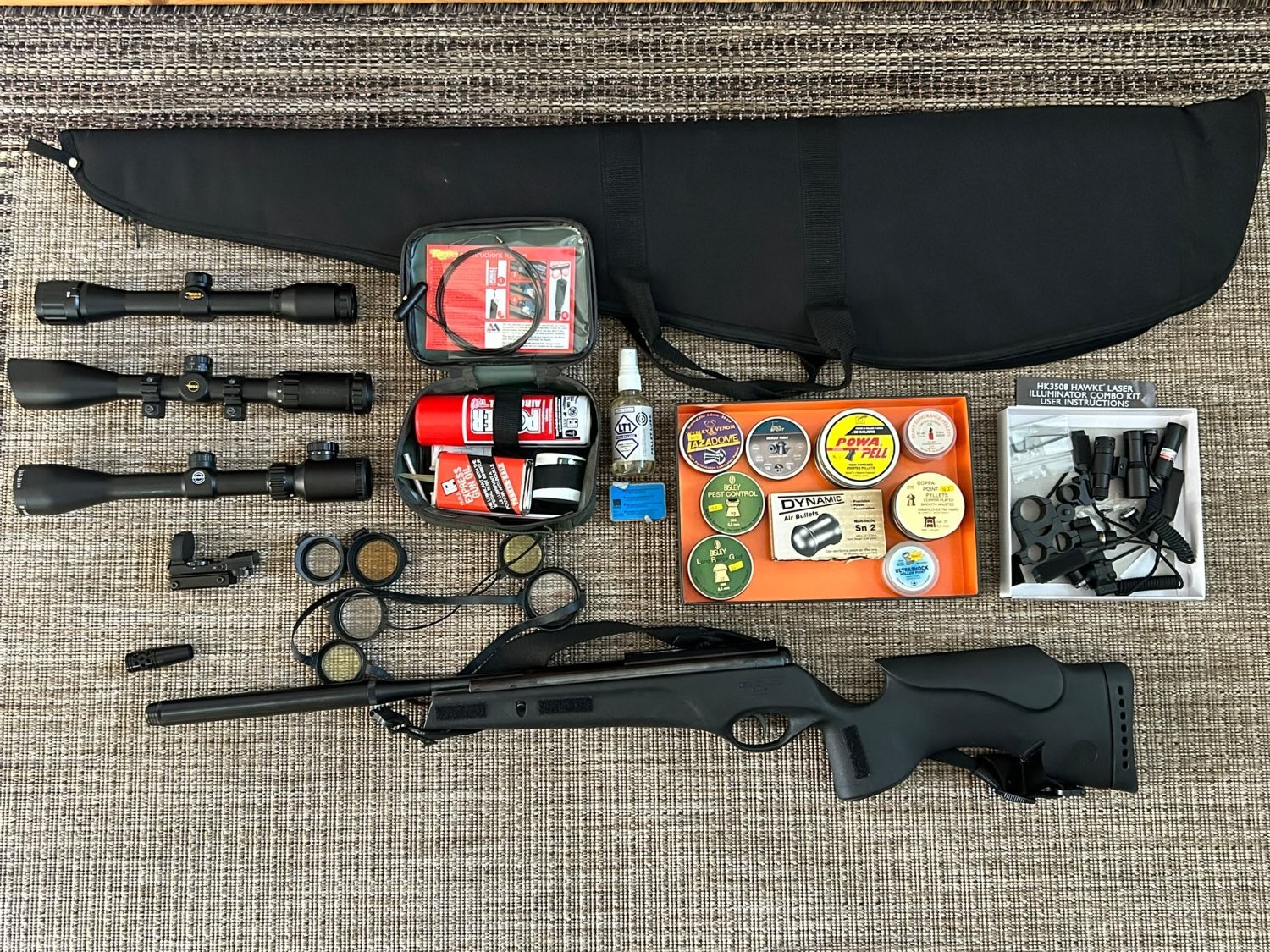 BSA Lightning XL Tactical plus extras .22 - {CATEGORY} in 