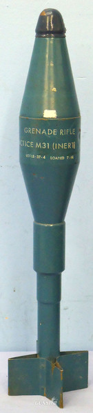 INERT DEACTIVATED. American M31 Practice Anti-tank Grenade. Sn - 20024 INERT DEACTIVATED. American M31 Practice Anti-tank Grenade. Sn - 20024  Other Ammunition in 