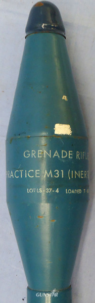 INERT DEACTIVATED. American M31 Practice Anti-tank Grenade. Sn - 20024 INERT DEACTIVATED. American M31 Practice Anti-tank Grenade. Sn - 20024  Other Ammunition - {CATEGORY} in 