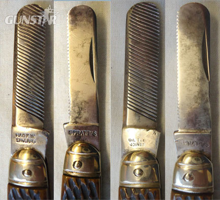  Sheffield Made ‘Spratts’ Advertising Pocket Knife Knive