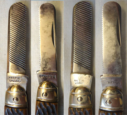  Sheffield Made ‘Spratts’ Advertising Pocket Knife Knive