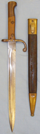 Matching Numbers* Brazilian ‘1908’ Pattern Bayonet and Scabbard. BAYO 593 Bayonet