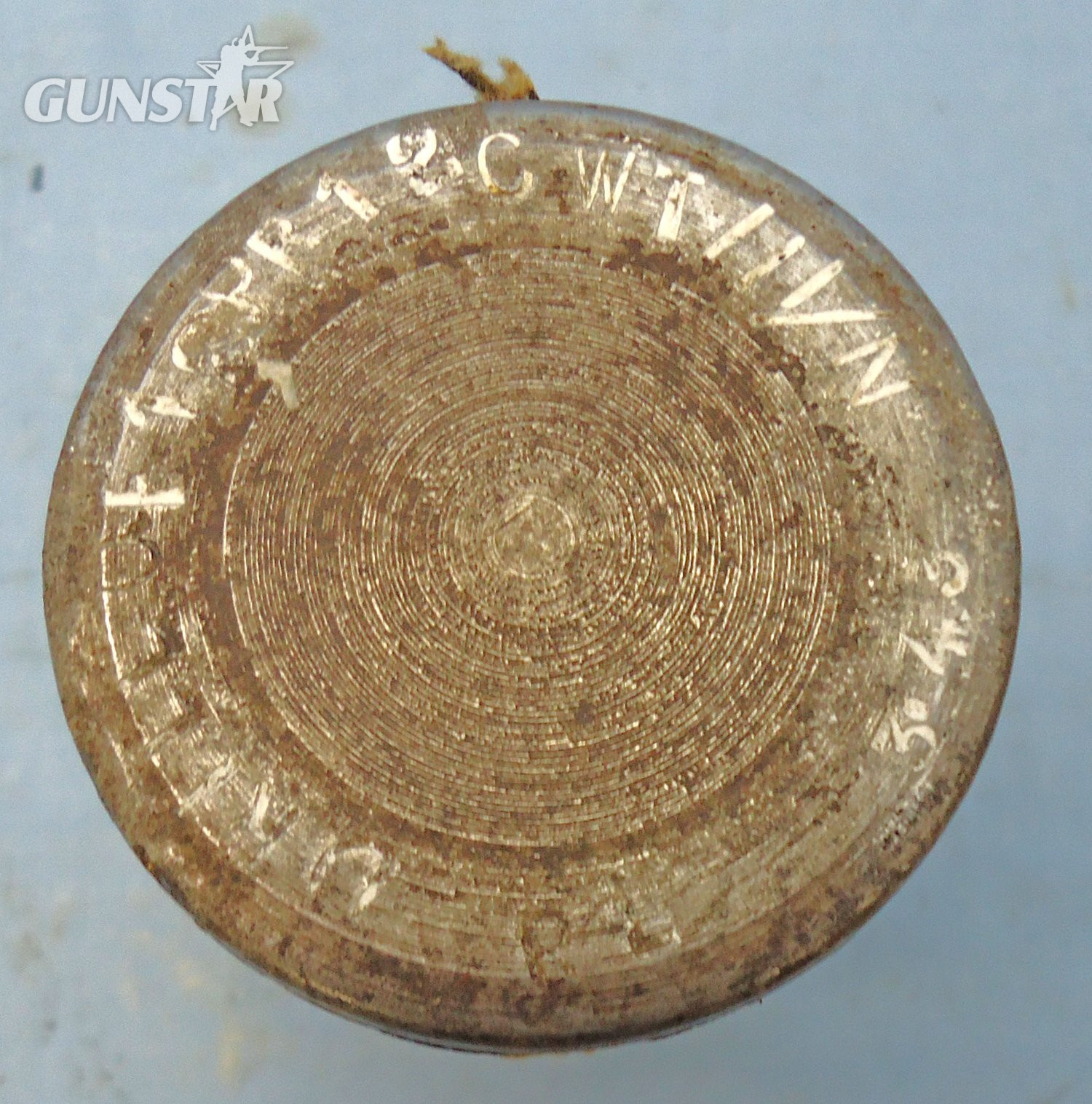 {CATEGORY} - DEACTIVATED INERT. MINT. British, Naval, 1943 Dated, 12 Pounder 18 Cwt (76.2 x 390R) DRILL Projectile. - O 2169 DEACTIVATED INERT. MINT. British, Naval, 1943 Dated, 12 Pounder 18 Cwt (76.2 x 390R) DRILL Projectile. - O 2169  Other Ammunition in 