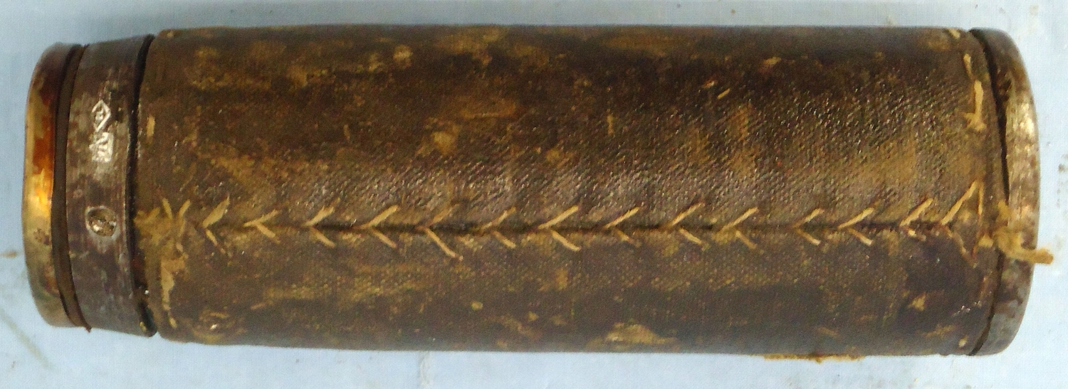 DEACTIVATED INERT. MINT. British, Naval, 1943 Dated, 12 Pounder 18 Cwt (76.2 x 390R) DRILL Projectile. - O 2169 DEACTIVATED INERT. MINT. British, Naval, 1943 Dated, 12 Pounder 18 Cwt (76.2 x 390R) DRILL Projectile. - O 2169  Other Ammunition - {CATEGORY}