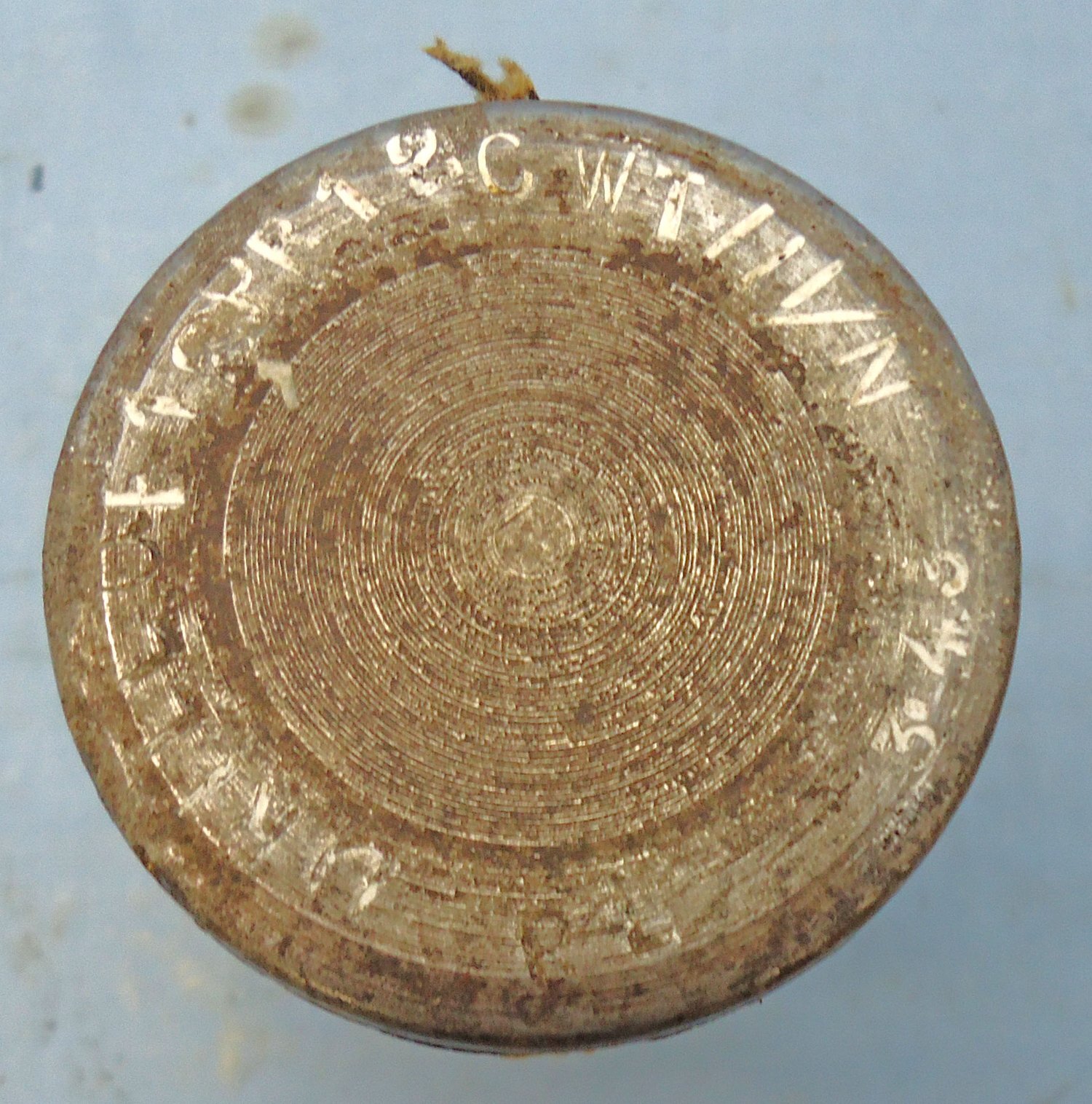 {CATEGORY} - DEACTIVATED INERT. MINT. British, Naval, 1943 Dated, 12 Pounder 18 Cwt (76.2 x 390R) DRILL Projectile. - O 2169 DEACTIVATED INERT. MINT. British, Naval, 1943 Dated, 12 Pounder 18 Cwt (76.2 x 390R) DRILL Projectile. - O 2169  Other Ammunition in 