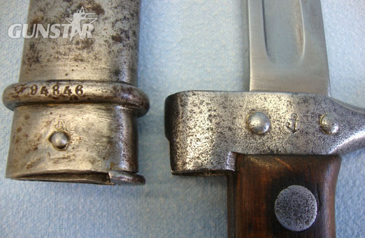  French Mannlicher Berthier M1892 2nd Pattern Artillery Carbine Bayonet & Matchin Bayonet