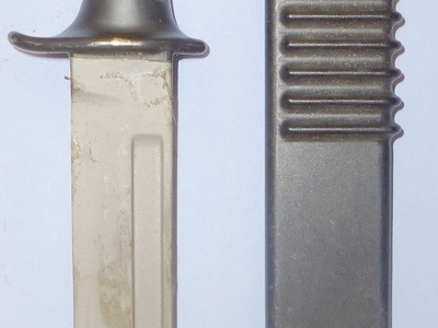 British L3A1 Bayonet Scabbard for the SA80 Rifle. 22416:2 Bayonet