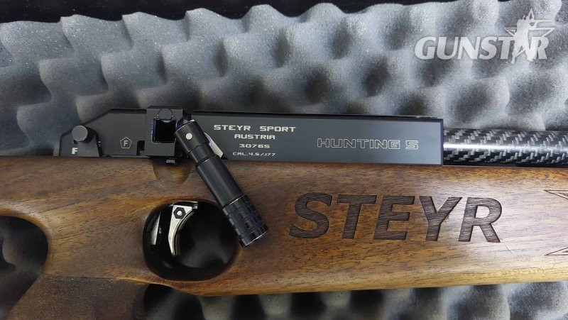  Steyr H5 A with walnut stock + UTG Accushot optics .177
