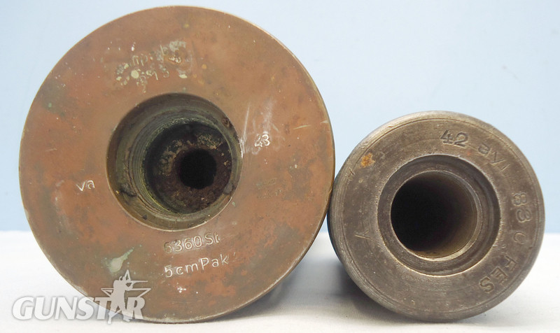  INERT DEACTIVATED 1943 Dated Unfired German WW2 5cm Patr 39 Armour Piercing Caped, High Explosive Tracer (APC/HET) Round For The Pak 38(PanzerAbwehrKanone 38) Anti-Tank Gun and the KwK39, L/60 gun the main armament of the Panzer lll tank. - O 1729 INERT DEACTIVATED 1943 Dated Unfired German WW2 5cm Patr 39 Armour Piercing Caped, High Explosive Tracer (APC/HET) Round For The Pak 38(PanzerAbwehrKanone 38) Anti-Tank Gun and the KwK39, L/60 gun the main armament of the Panzer lll tank. - O 1729  Other Ammunition