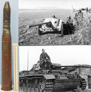 INERT DEACTIVATED 1943 Dated Unfired German WW2 5cm Patr 39 Armour Piercing Caped, High Explosive Tracer (APC/HET) Round For The Pak 38(PanzerAbwehrKanone 38) Anti-Tank Gun and the KwK39, L/60 gun the main armament of the Panzer lll tank. - O 1729 INERT DEACTIVATED 1943 Dated Unfired German WW2 5cm Patr 39 Armour Piercing Caped, High Explosive Tracer (APC/HET) Round For The Pak 38(PanzerAbwehrKanone 38) Anti-Tank Gun and the KwK39, L/60 gun the main armament of the Panzer lll tank. - O 1729  Other
