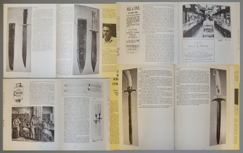 Out of Print* A Pair of Hardback Books; Knifemakers of Old San Francisco & American Primitive Knives 1770-1870. 20300:1. Other Blade