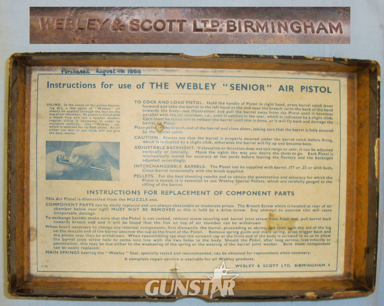  Webley & Scott Senior .22