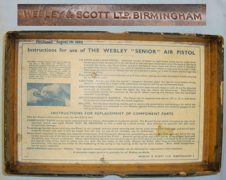  Webley & Scott Senior .22